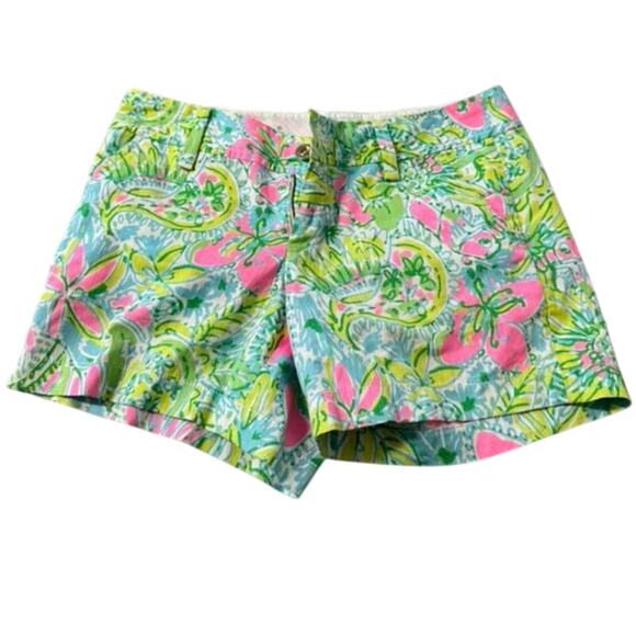 Lilly Pulitzer The Callahan Short Coconut Jungle Size 2 - Picture 6 of 11